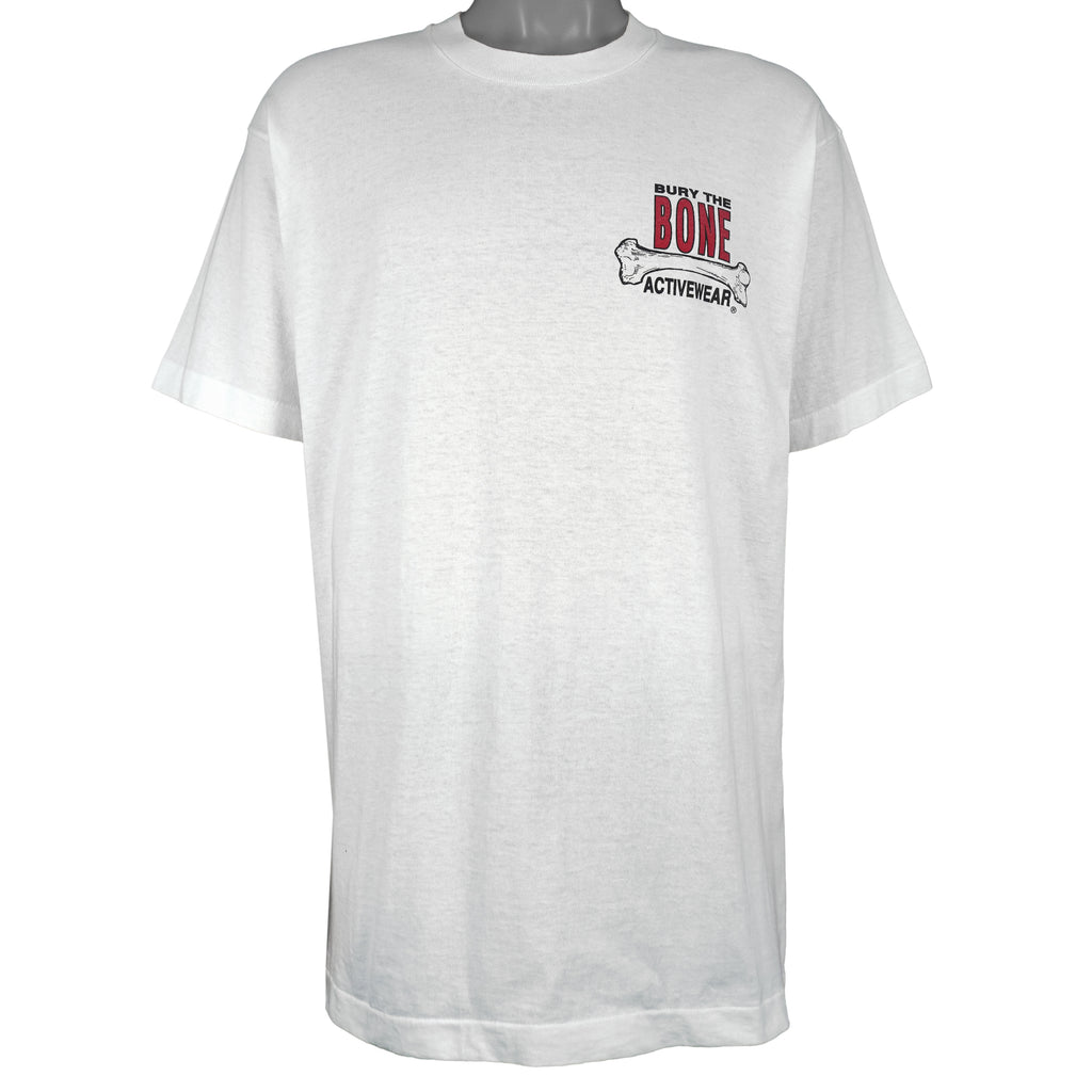 Vintage (Fruit Of The Loom) - Bury the Bone Bourbon Street T-Shirt 1990s X-Large Vintage Retro