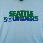 Vintage (Anvil) - Seattle Sounders Soccer T-Shirt 1980s Large Vintage Retro