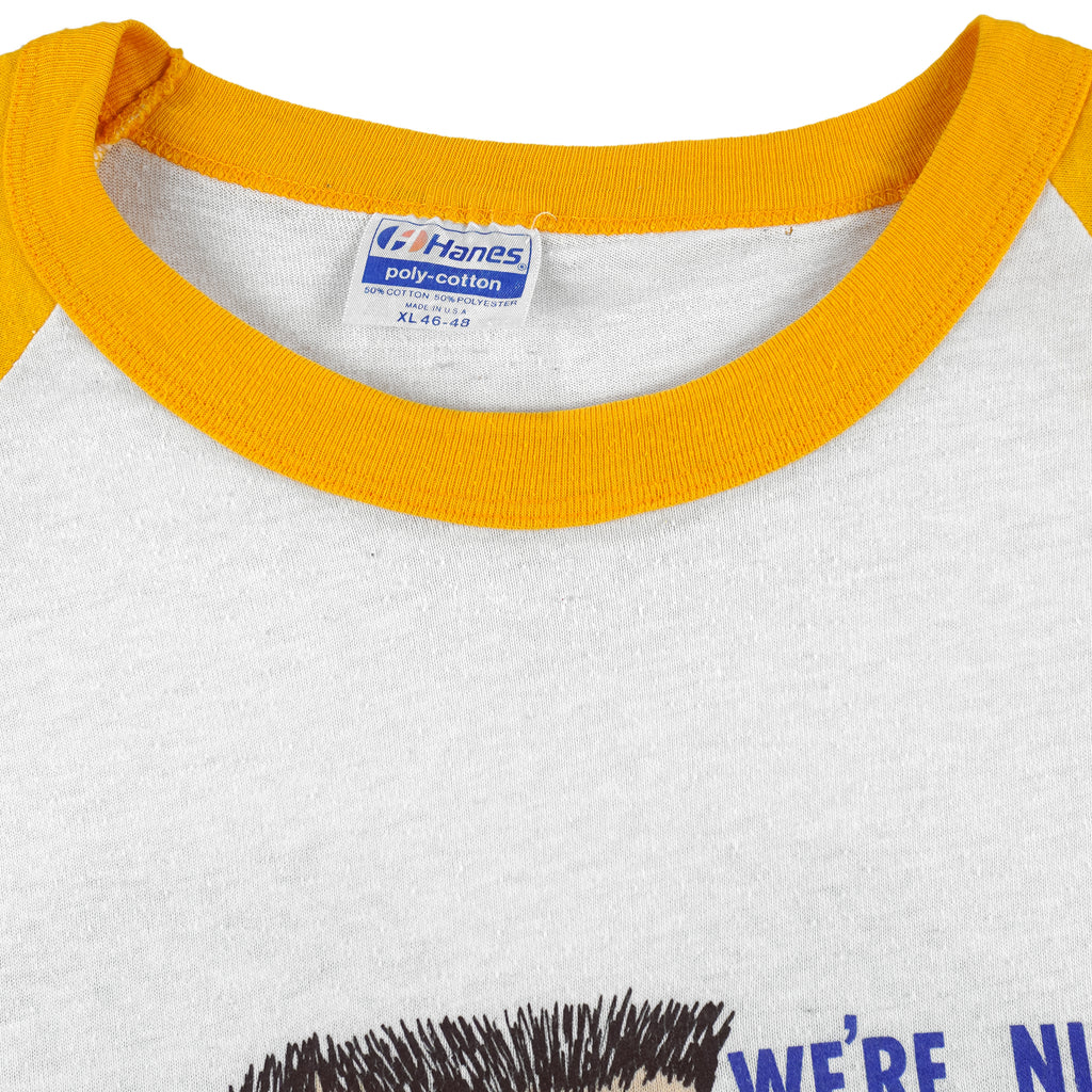 Vintage (Hanes) - Snickers Chocolate Bar We're Nuts About This Place T-Shirt 1990s X-Large Vintage Retro