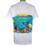 Vintage (Signal Sport) - Habitat Sea world Habitat Animal Print T-Shirt 1992 Large Vintage Retro