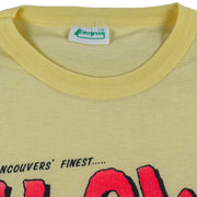 Vintage (4Evergreen) - Slow Vancouver Police Single Stitch T-Shirt 1990s Large Vintage Retro