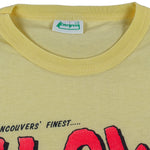 Vintage (4Evergreen) - Slow Vancouver Police Single Stitch T-Shirt 1990s Large Vintage Retro