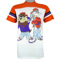 Looney Tunes - Bugs Bunny & Taz Hip Hop T-Shirt 1990s Large Vintage Retro