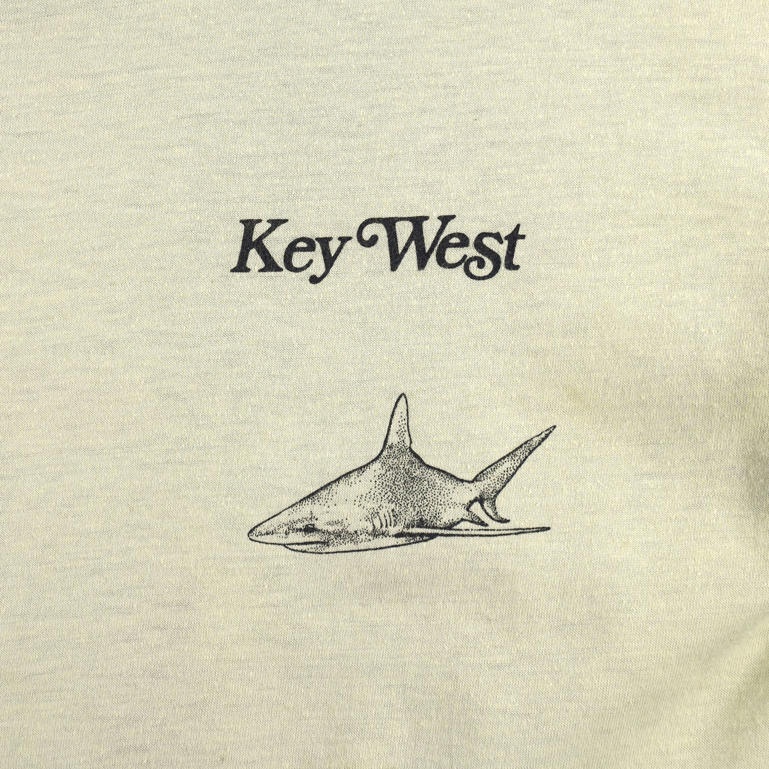Vintage (World Class) - Key West Mako Shark T-Shirt 1990s Large Vintage Retro