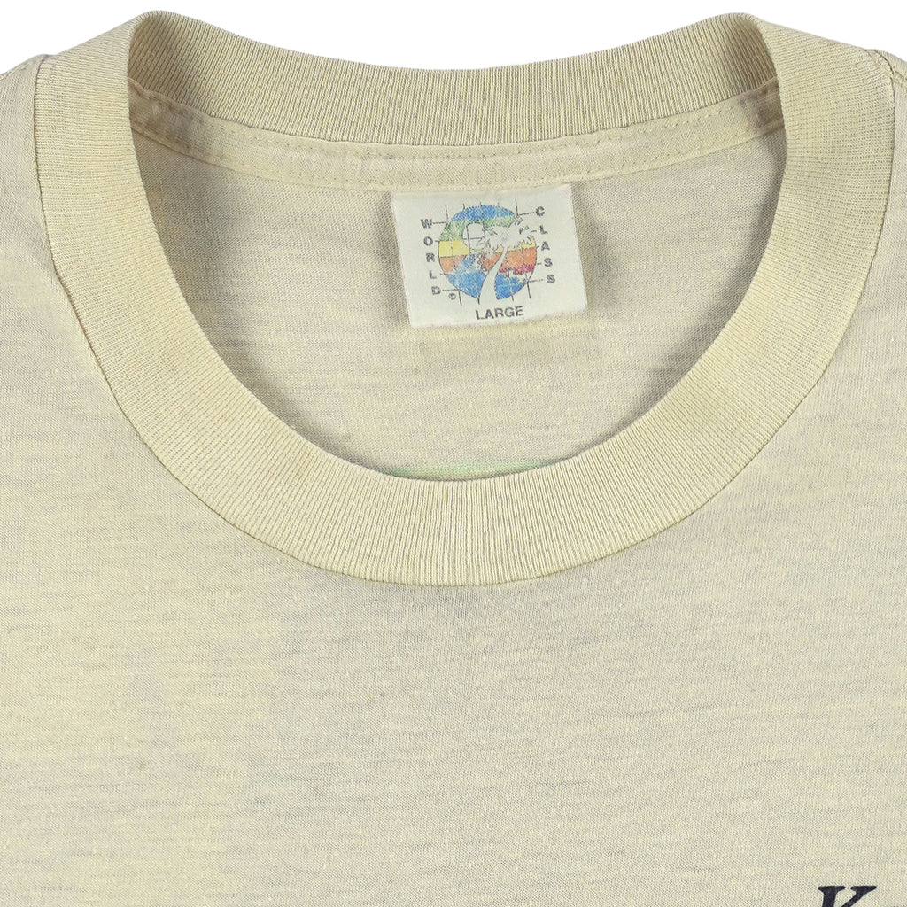 Vintage (World Class) - Key West Mako Shark T-Shirt 1990s Large Vintage Retro