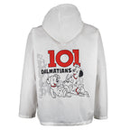 Disney - White 101 Dalmatians Hooded Jackett 1990s X-Large Vintage Retro