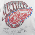 NHL (Delta) - Detroit Red Wings Player Autographed T-Shirt 1990s Large Vintage Retro Hockey