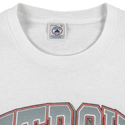 NHL (Delta) - Detroit Red Wings Player Autographed T-Shirt 1990s Large Vintage Retro Hockey