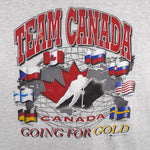 Vintage (Bulletin) - Team Canada Going for Gold Hockey T-Shirt 1990s X-Large Vintage Retro Hockey