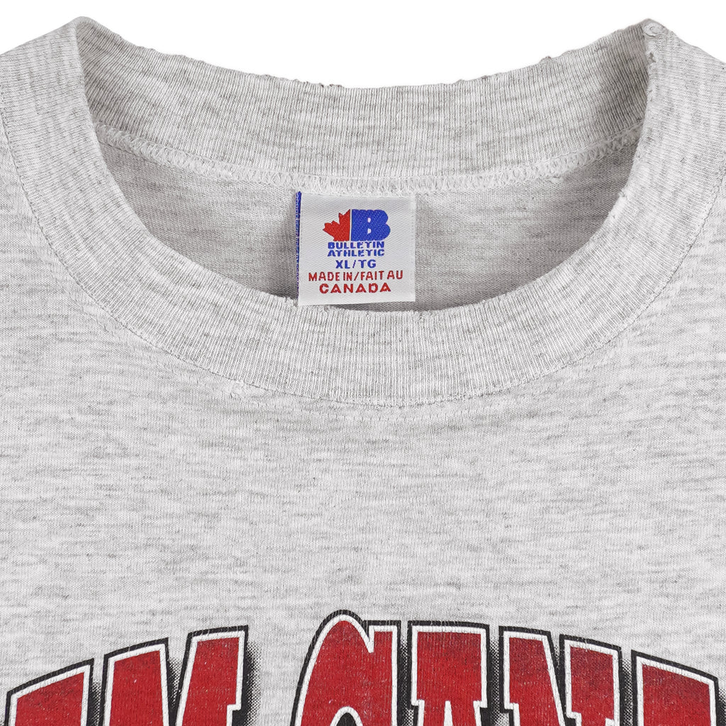 Vintage (Bulletin) - Team Canada Going for Gold Hockey T-Shirt 1990s X-Large Vintage Retro Hockey