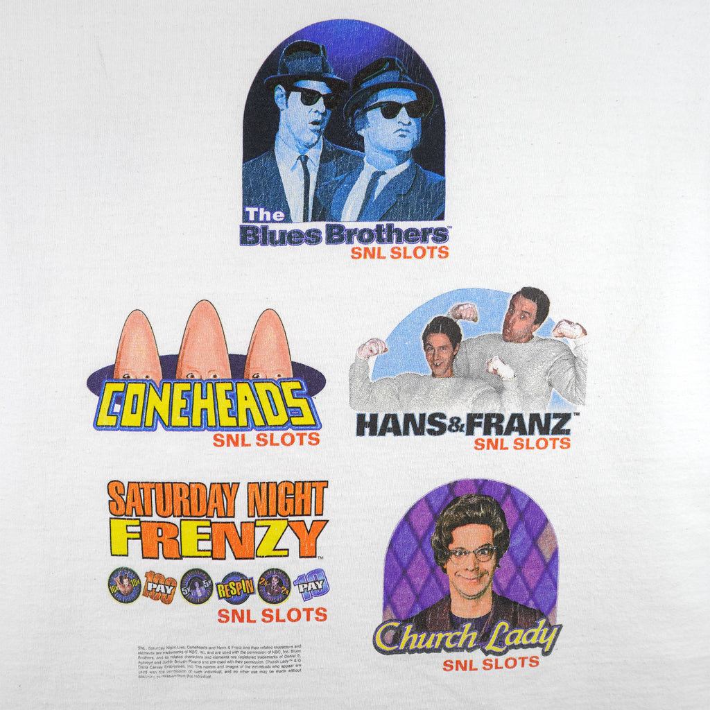 Vintage (Lofteez) - SNL Saturday Night Live Coneheads Blue Brothers T-Shirt 1990s X-Large Vintage Retro