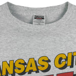 NFL (Tultex) - Kansas City Chiefs Helmet Spell-Out T-Shirt 1990s XX-Large Vintage Retro Football
