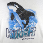 Vintage - Killer Whale Orca California Animal T-Shirt 1990s X-Large Vintage Retro
