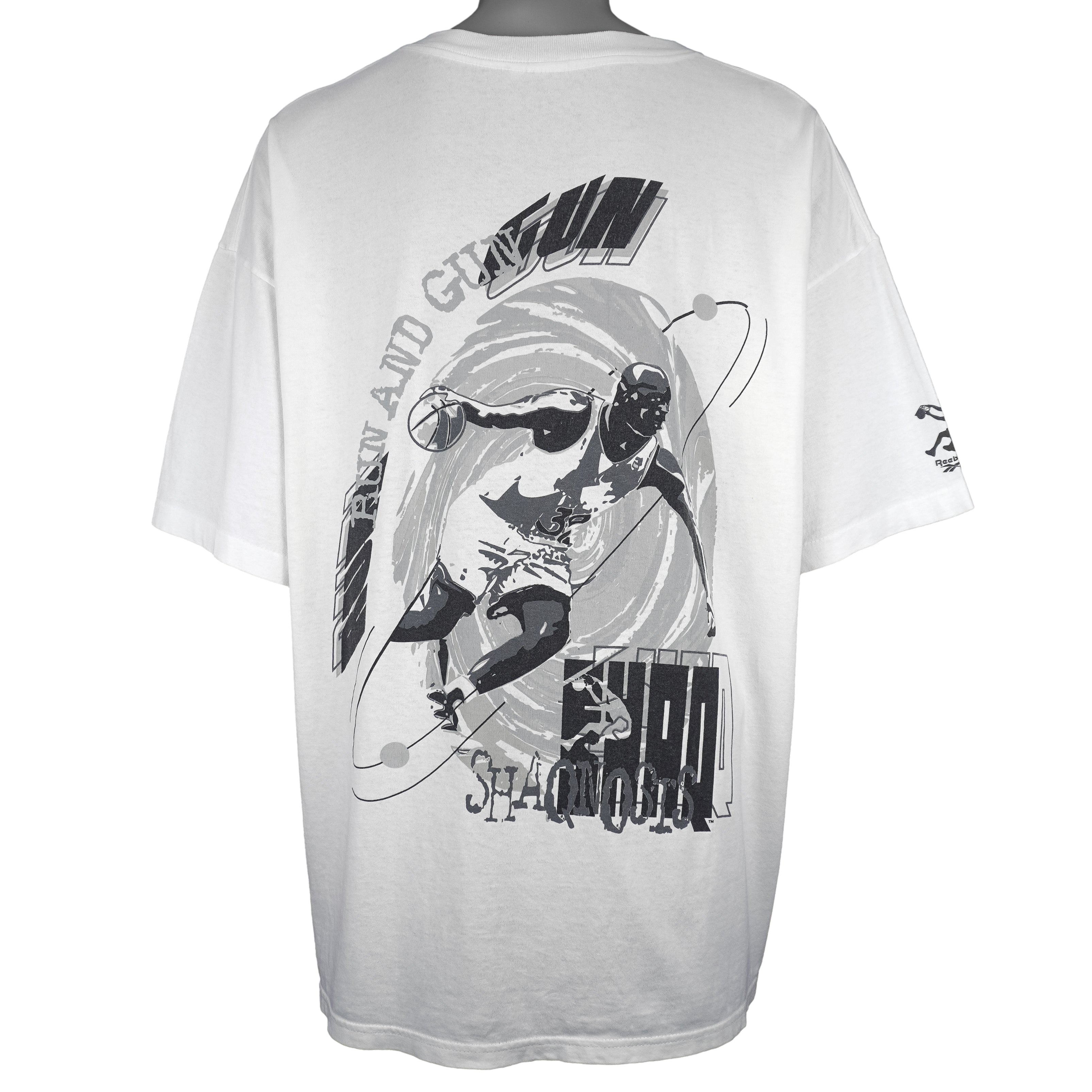 Reebok - NBA Shaquille O'Neal Run and Gun T-Shirt 1990s XX-Large Vintage Retro Basketball