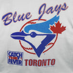 MLB - Toronto Blue Jays Catch The Fever Single Stitch T-Shirt 1993 Large Vintage Retro Baseball