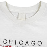 Starter - Chicago Blackhawks Big Logo Single Stitch T-Shirt 1991 Large Vintage Retro Hockey