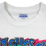 Vintage - Lazy Guys Club Single Stitch T-Shirt 1990s Medium Vintage Retro