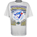 MLB - Toronto Blue Jays World Series Champions T-Shirt 1993 Large Vintage Retro Baseball