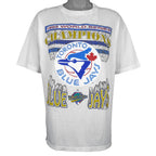 MLB - Toronto Blue Jays World Series Champions T-Shirt 1993 Large Vintage Retro Baseball