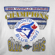 MLB - Toronto Blue Jays World Series Champions T-Shirt 1993 Large Vintage Retro Baseball