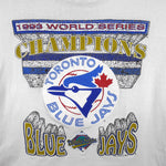 MLB - Toronto Blue Jays World Series Champions T-Shirt 1993 Large Vintage Retro Baseball