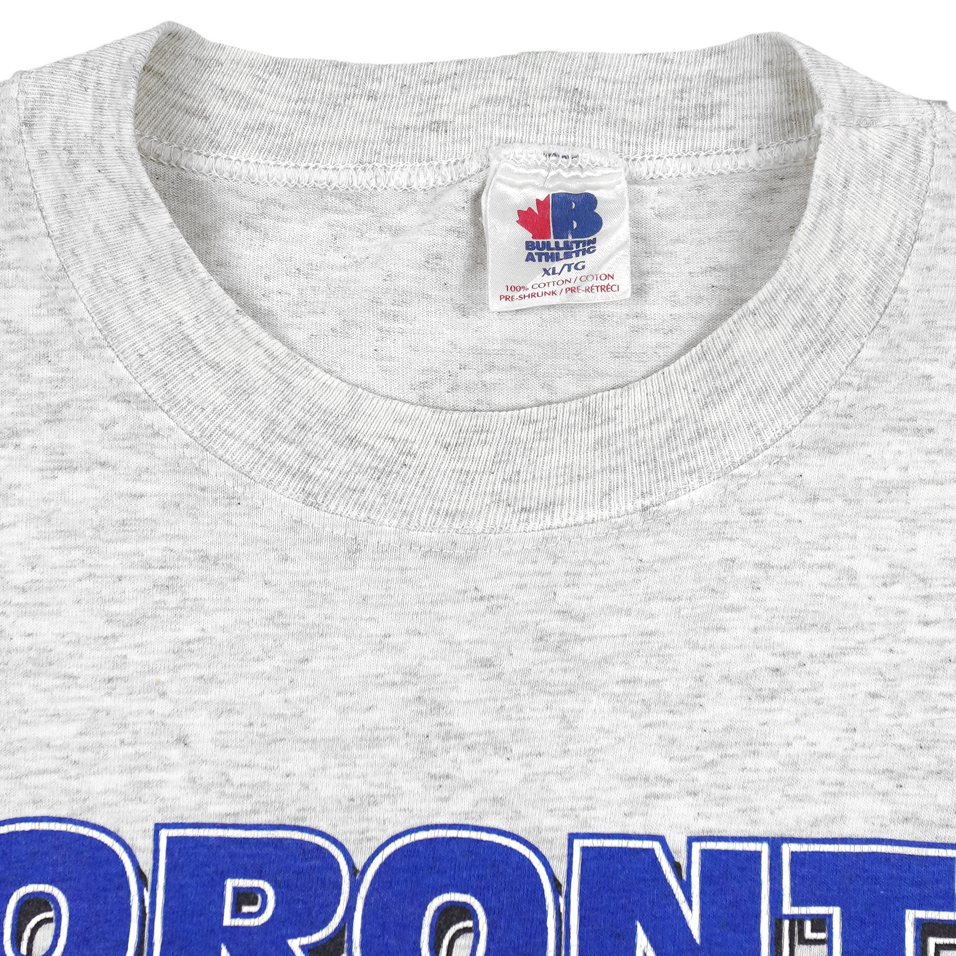 NHL (Bulletic Athletic) - Toronto Maple Leafs Spell-Out T-Shirt 1992 X-Large Vintage Retro Hockey