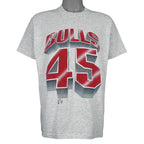 NBA (Salem) - Chicago Bulls #45 Michael Jordan T-Shirt 1990s Large Vintage Retro Basketball