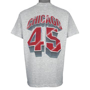 NBA (Salem) - Chicago Bulls #45 Michael Jordan T-Shirt 1990s Large Vintage Retro Basketball
