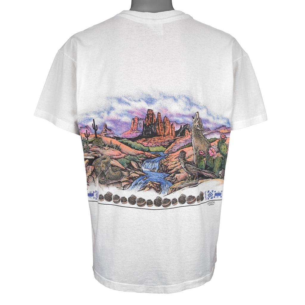 Vintage - Sansegal Sleight Expeditions Alone Wolf T-Shirt 1990s Large Vintage Retro