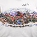 Vintage - Sansegal Sleight Expeditions Alone Wolf T-Shirt 1990s Large Vintage Retro