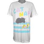 Vintage (Screen Star) - Cat nap Plymouth Mills T-Shirt 1990s XXX-Large Vintage Retro