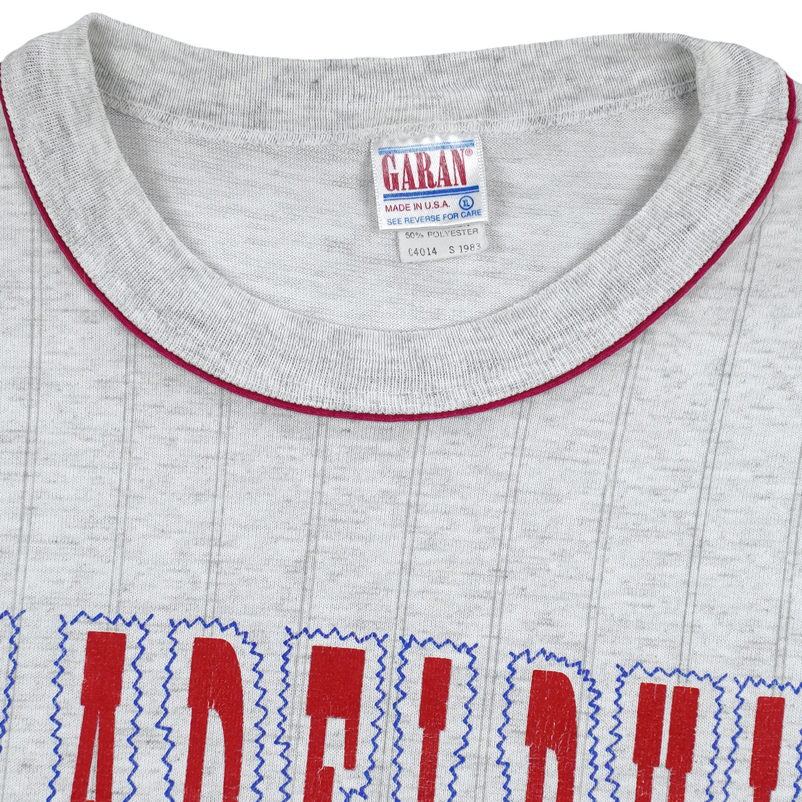 MLB (Garan) - Philadelphia Eagles Baseball Pinstripe T-Shirt 1992 X-Large Vintage Retro Baseball