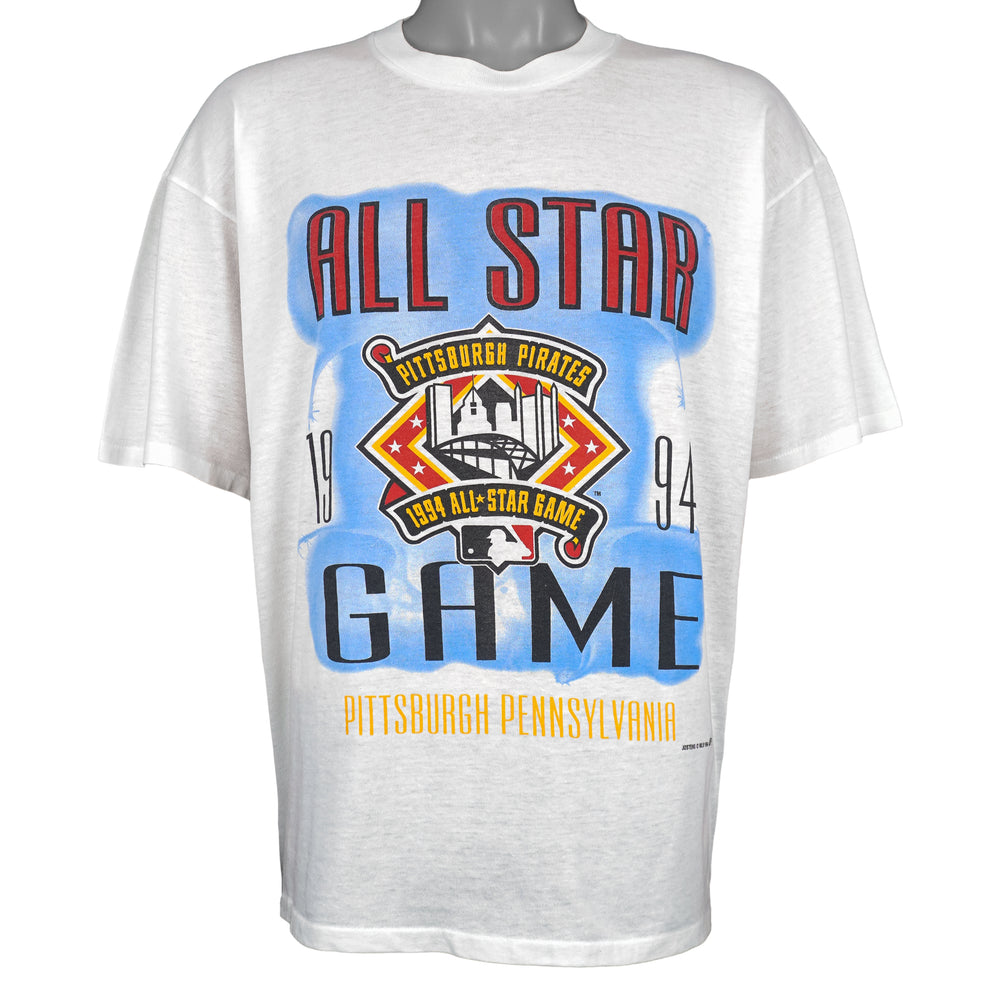 MLB (Artex) - Pittsburgh Pirates All-Star Game T-Shirt 1994 X-Large Vintage Retro Baseball