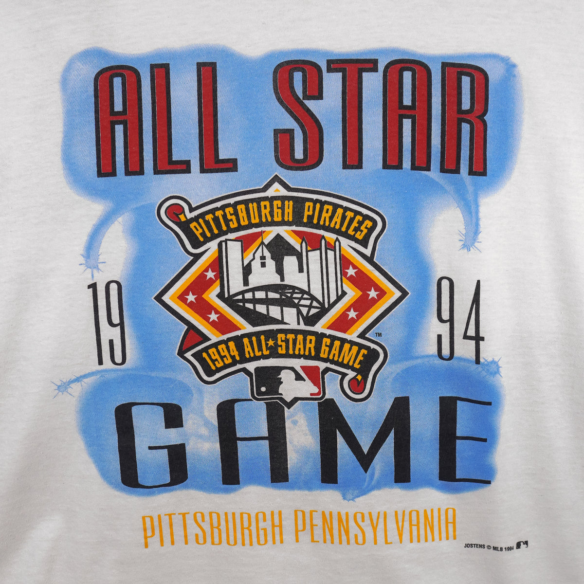 MLB (Artex) - Pittsburgh Pirates All-Star Game T-Shirt 1994 X-Large Vintage Retro Baseball