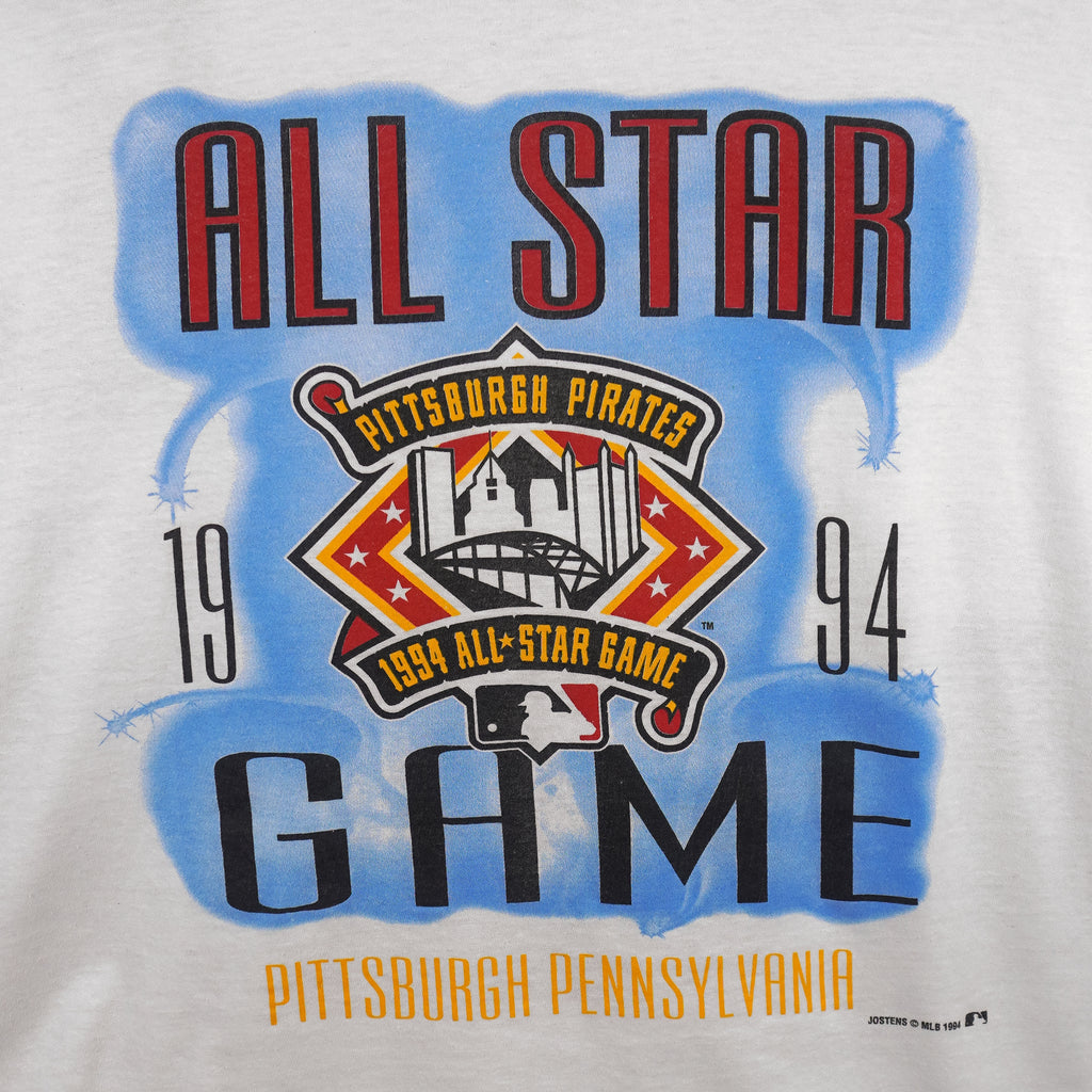 MLB (Artex) - Pittsburgh Pirates All-Star Game T-Shirt 1994 X-Large Vintage Retro Baseball