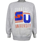 NCAA (Cross Grain) - Syracuse University SU Crew Neck Sweatshirt 1990s Large Vintage Retro Football