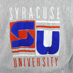 NCAA (Cross Grain) - Syracuse University SU Crew Neck Sweatshirt 1990s Large Vintage Retro Football