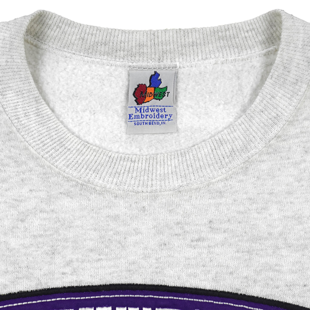 NCAA (Midwest) - Northwestern University Crew Neck Sweatshirt 1990s Medium Vintage Retro