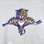 NHL (Hanes) - Florida Panthers Secret Sneaker Crew Neck Sweatshirt 1990s X-Large Vintage Retro Hockey