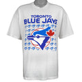 MLB (My Favourite Team) - Toronto Blue Jays Big Logo T-Shirt 1991 X-Large Vintage Retro Baseball