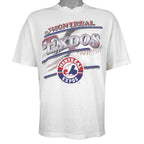 MLB - Montreal Expos Single Stitch T-Shirt 1990s Large Vintage Retro Baseball