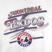 MLB - Montreal Expos Single Stitch T-Shirt 1990s Large Vintage Retro Baseball