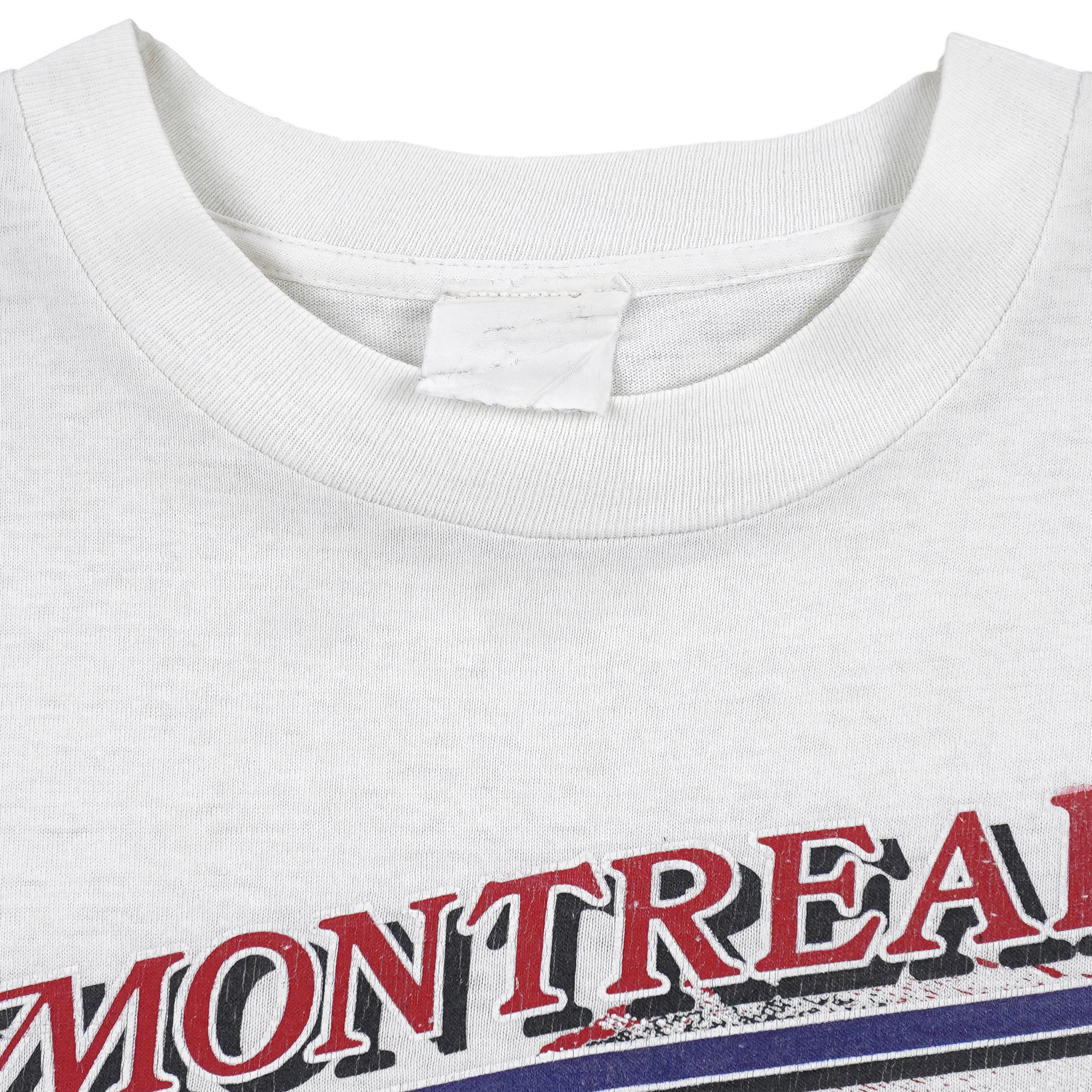 MLB - Montreal Expos Single Stitch T-Shirt 1990s Large Vintage Retro Baseball