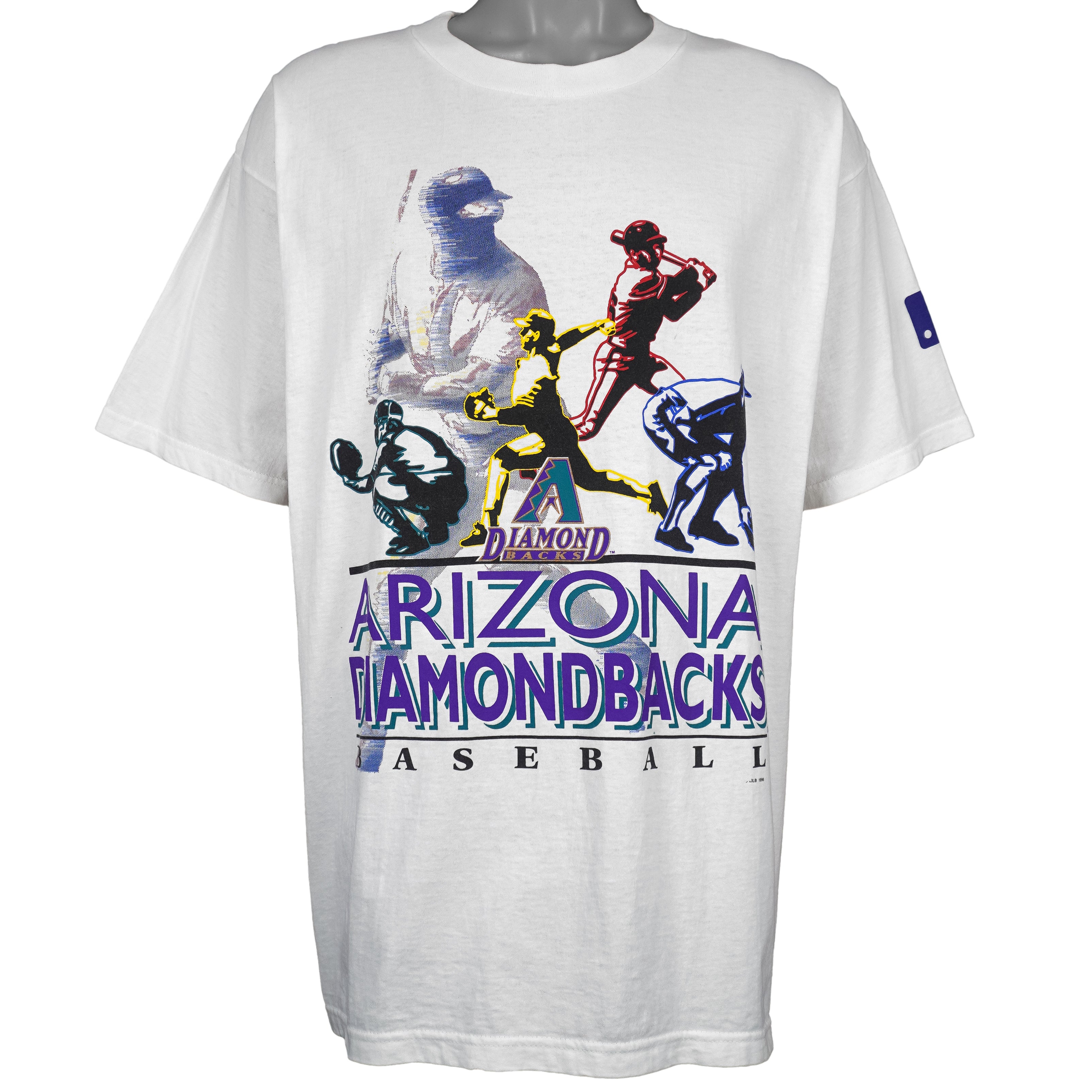 MLB (Lee) - Arizona Diamondbacks Baseball T-Shirt 1996 X-Large Vintage Retro Baseball