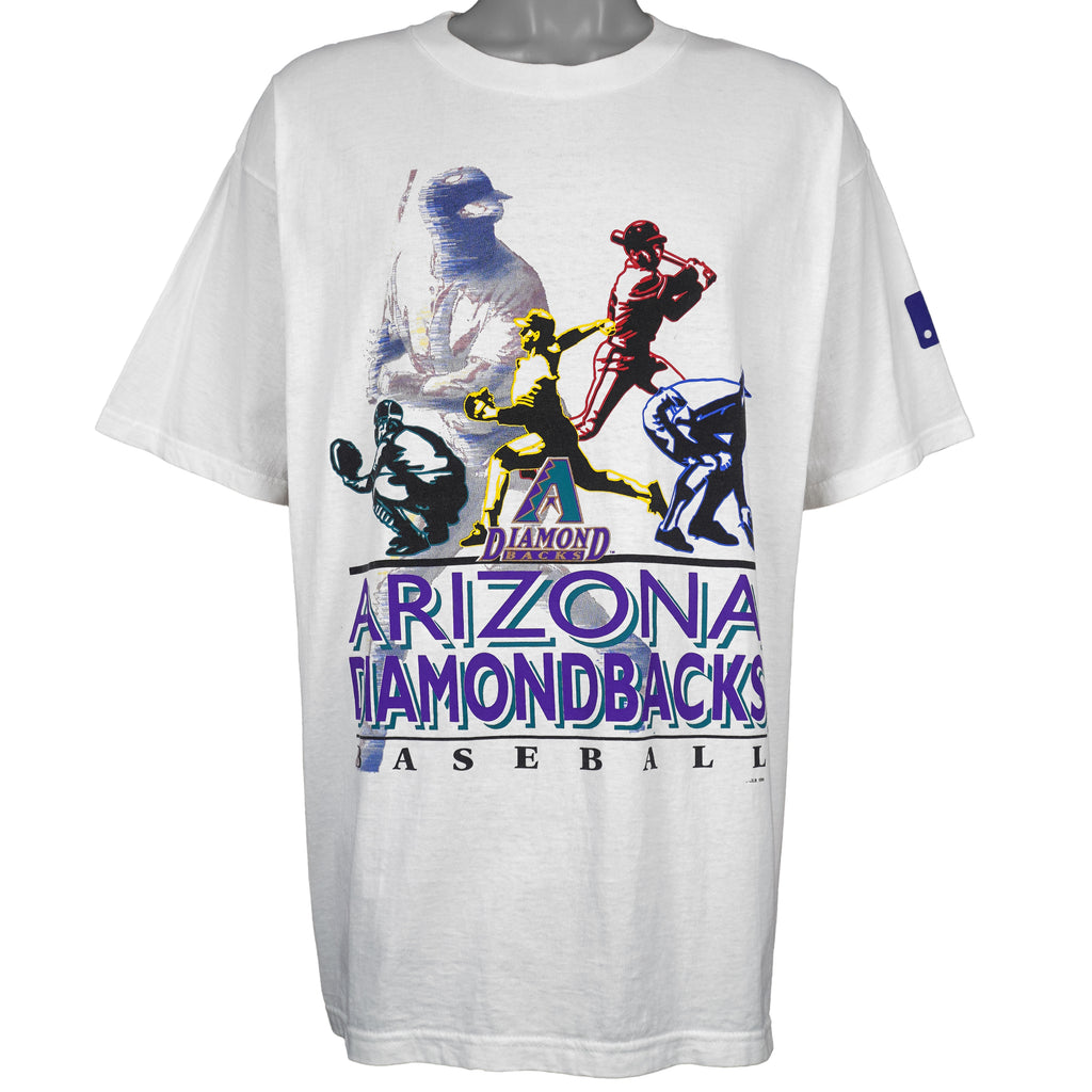 MLB (Lee) - Arizona Diamondbacks Baseball T-Shirt 1996 X-Large Vintage Retro Baseball