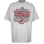 NHL (Lee) - New Jersey Devils Champions T-Shirt 2000 X-Large Vintage Retro Hockey