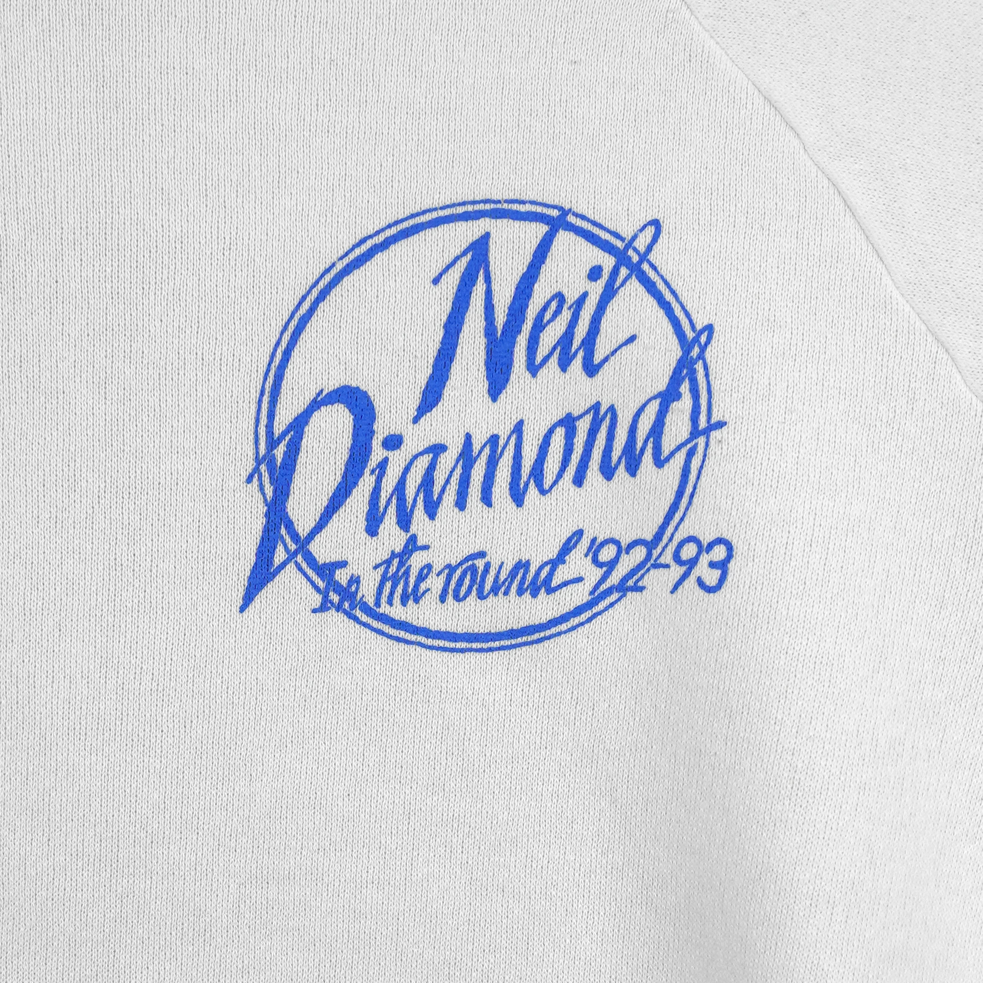 Vintage (Que) - Neil Diamond In The Round Tour Crew Neck Sweatshirt 1992 Large Vintage Retro