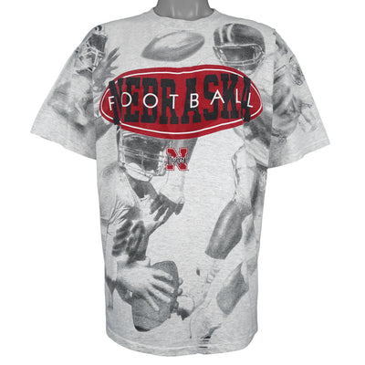 NCAA (TSI) - Nebraska Huskers Football T-Shirt 1990s X-Large