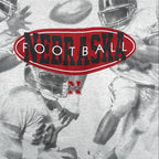 NCAA (TSI) - Nebraska Huskers All Over Print T-Shirt 1990s X-Large Vintage Retro Football