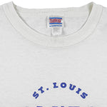 NHL (Teamwork) - St. Louis Blues Single Stitch T-Shirt 1994 Medium Vintage Retro Hockey